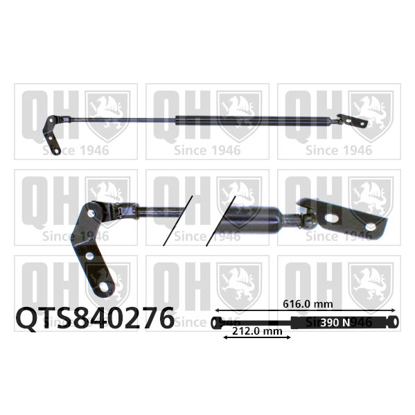 Vérin De Coffre Quinton Hazell Qts840276
