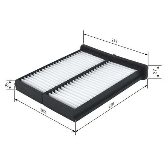 Filtre D'habitacle Pollen Bosch M2086