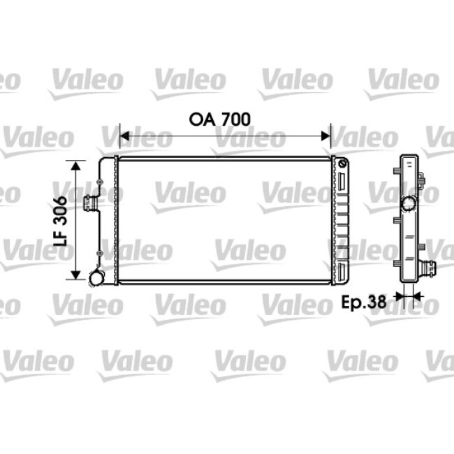 Radiateur De Refroidissement Valeo 734224