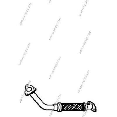 Tube D'échappement Nps M430a204