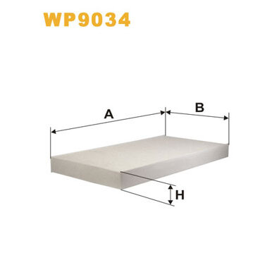 Filtre D'habitacle Standard Wix Filters Wp9034