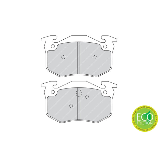 4 Plaquettes De Frein Ferodo Fdb877