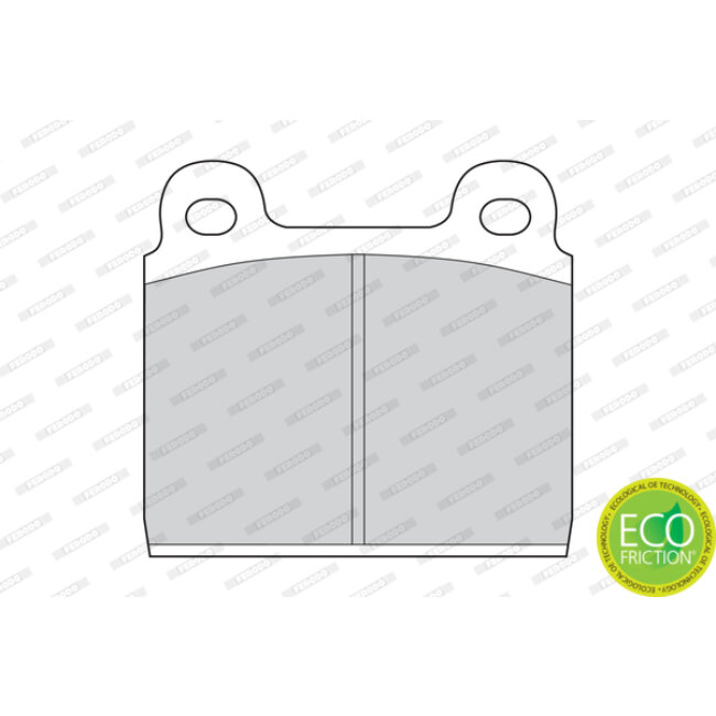 4 Plaquettes De Frein Ferodo Fdb11