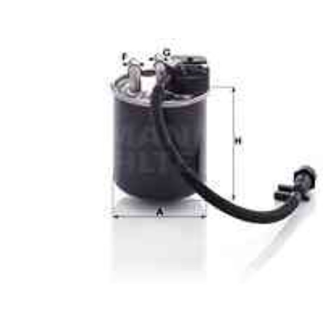 Filtre À Carburant Mann-filter Wk820/19