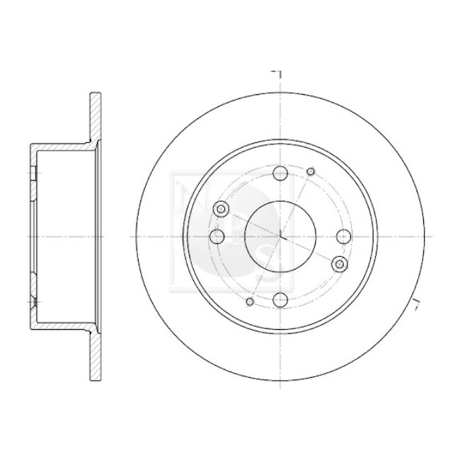1 Disque De Frein Nps H331a05