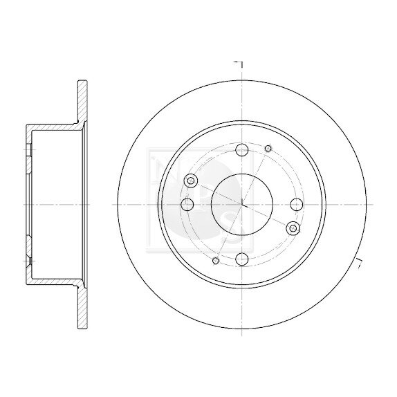 1 Disque De Frein Nps H331a05