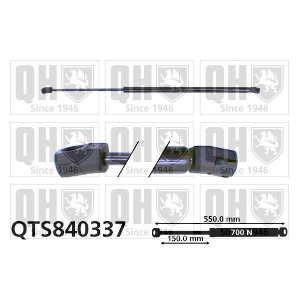 Vérin De Coffre Quinton Hazell Qts840337