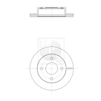 1 Disque De Frein Nps N330n59