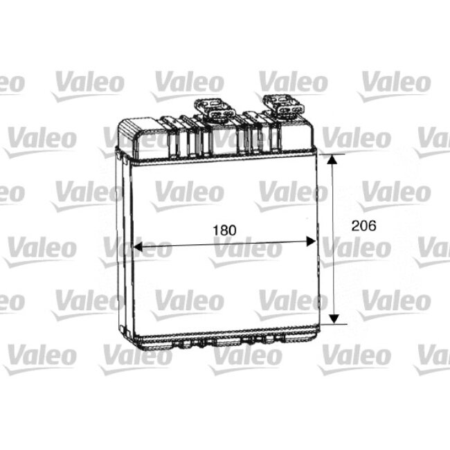 Radiateur De Chauffage Valeo 812222