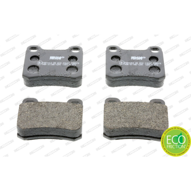 4 Plaquettes De Frein Ferodo Fdb979