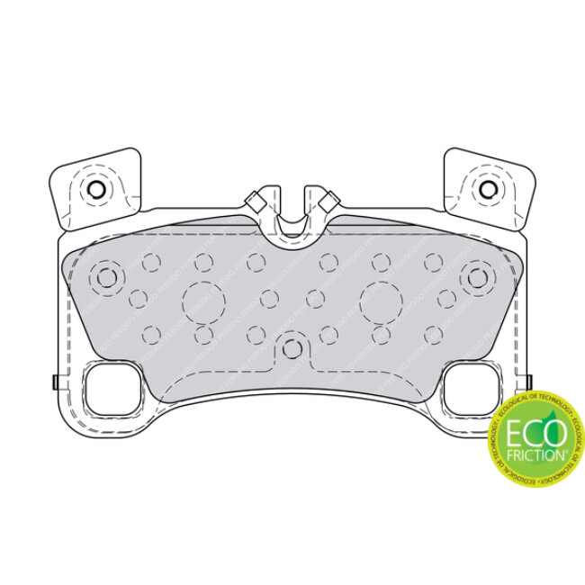 4 Plaquettes De Frein Ferodo Fdb4065
