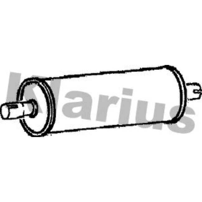 Silencieux Intermédiaire Klarius 210151