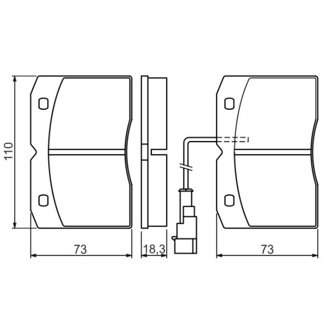 4 Plaquettes De Frein Bosch 0986494276