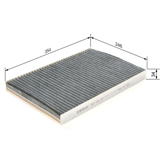 Filtre D'habitacle À Charbon Actif Bosch R2337