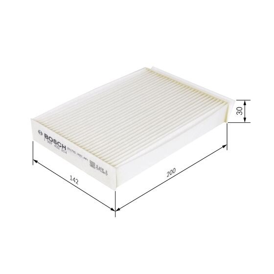 Filtre D'habitacle Pollen Bosch M2214