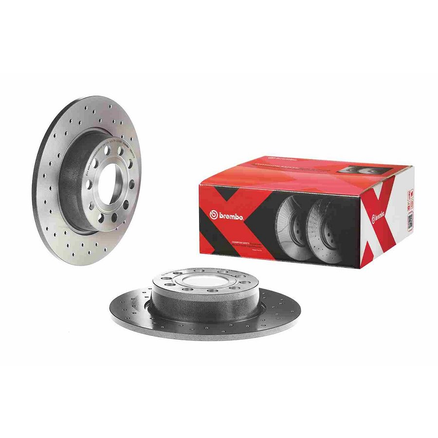 2 Disques De Frein Brembo Xtra Vernis Uv 08.b413.1x