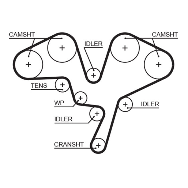 Courroie De Distribution Gates 5602xs