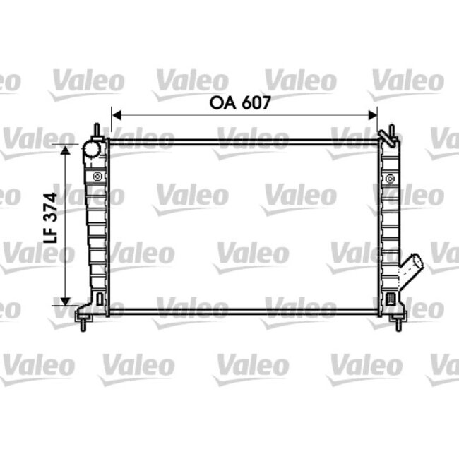 Radiateur De Refroidissement Valeo 734714