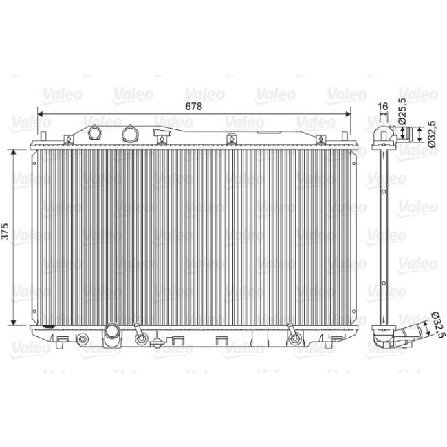 Radiateur De Refroidissement Valeo 701570