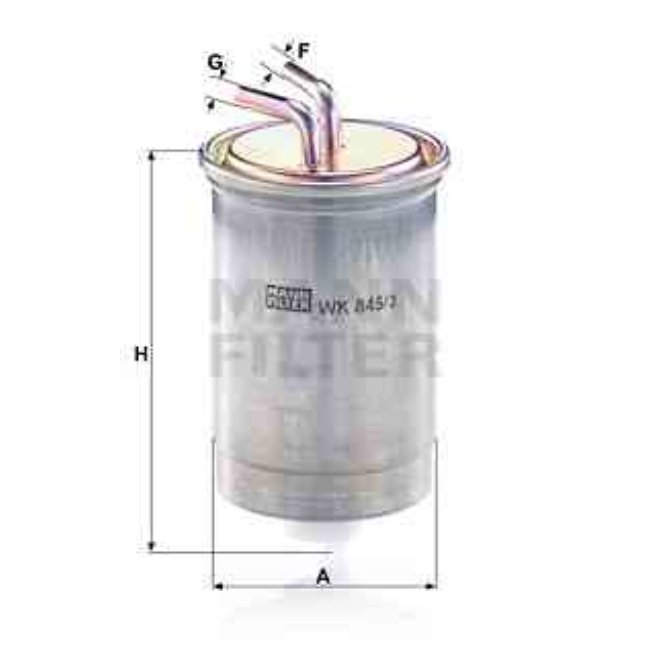 Filtre À Carburant Mann-filter Wk845/3