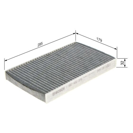 Filtre D'habitacle À Charbon Actif Bosch R2379