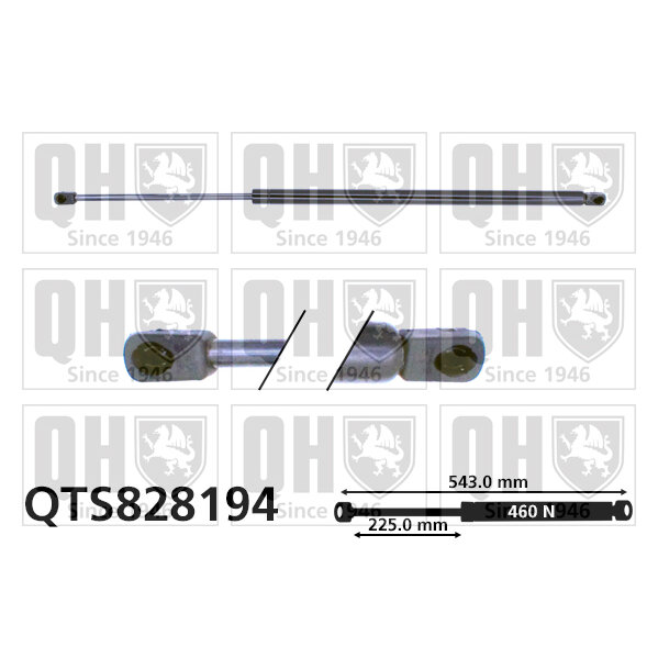 Vérin De Coffre Quinton Hazell Qts828194