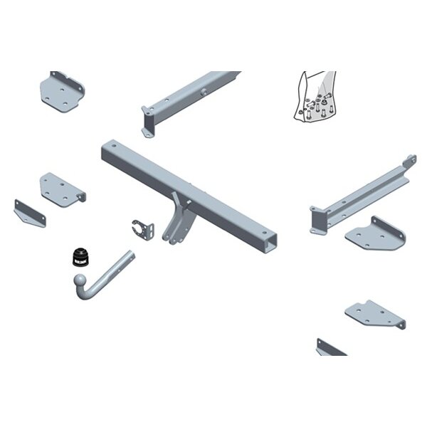 Attelage Démontable Avec Outil Brink 554100