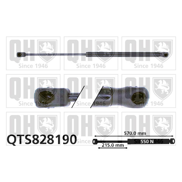 Vérin De Coffre Quinton Hazell Qts828190