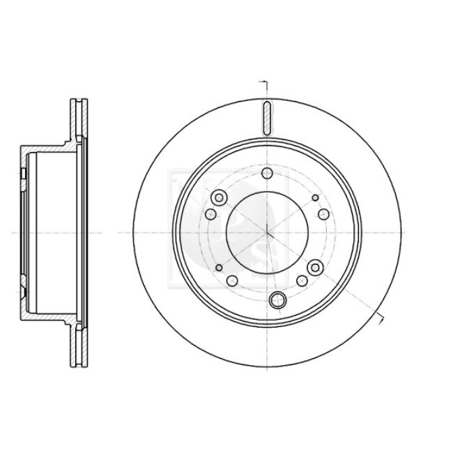 1 Disque De Frein Nps K331a09