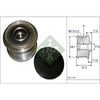 Pièce Auto 1083102 Poulie Alternateur INA 1083102 - Roue Libre Pour Alternateur Poulie Démarreur