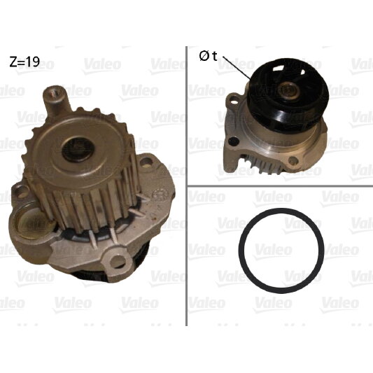 Pompe À Eau Valeo 506874