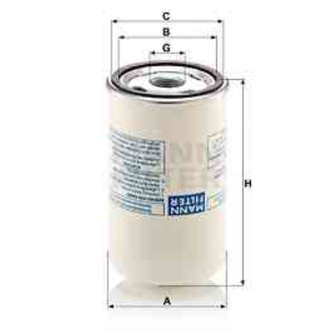 Filtre À Huile Mann-filter Lb719/2