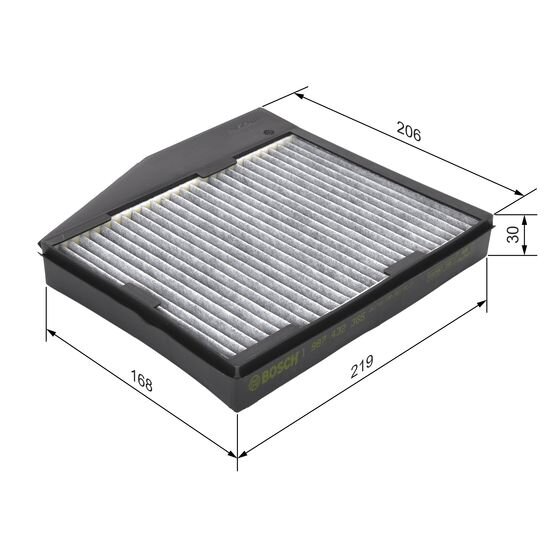 Filtre D'habitacle À Charbon Actif Bosch R2365