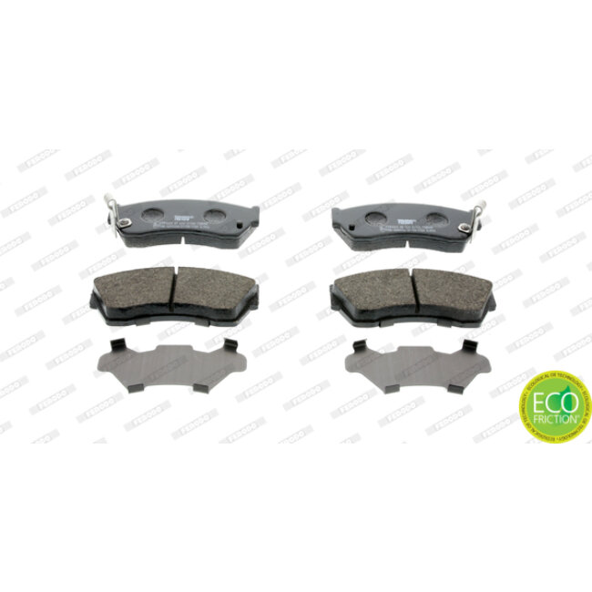 4 Plaquettes De Frein Ferodo Fdb588