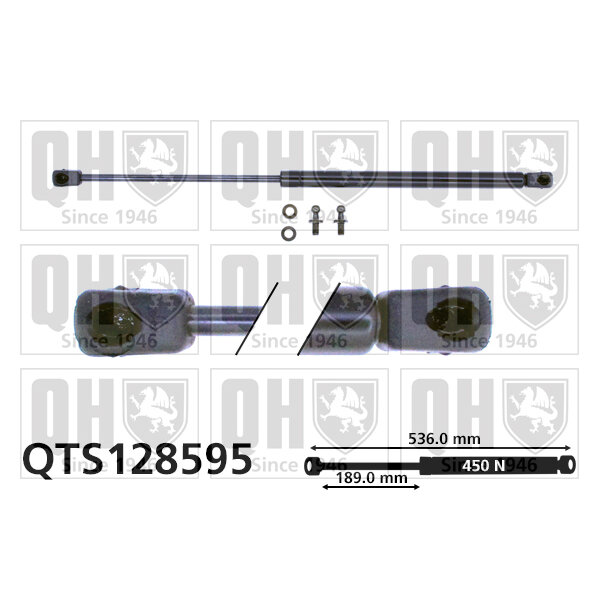 Vérin De Coffre Quinton Hazell Qts128595