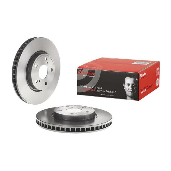 2 Disques De Frein Brembo Vernis Uv 09.a717.11