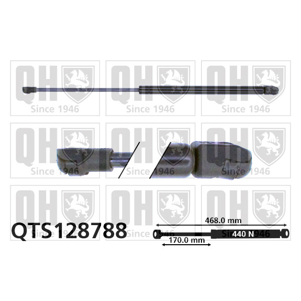 Vérin De Coffre Quinton Hazell Qts128788