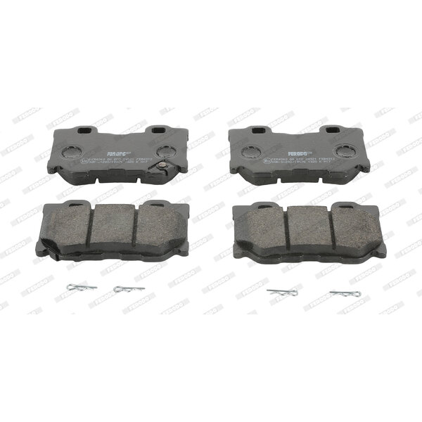 4 Plaquettes De Frein Ferodo Fdb4312