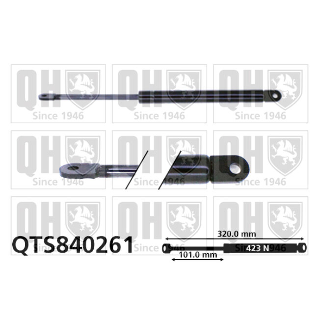Vérin De Capot Quinton Hazell Qts840261