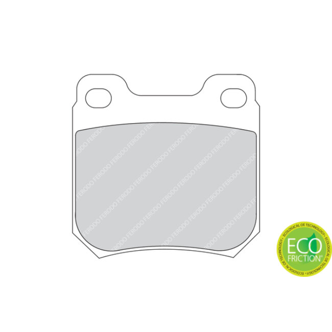 4 Plaquettes De Frein Ferodo Fdb1117