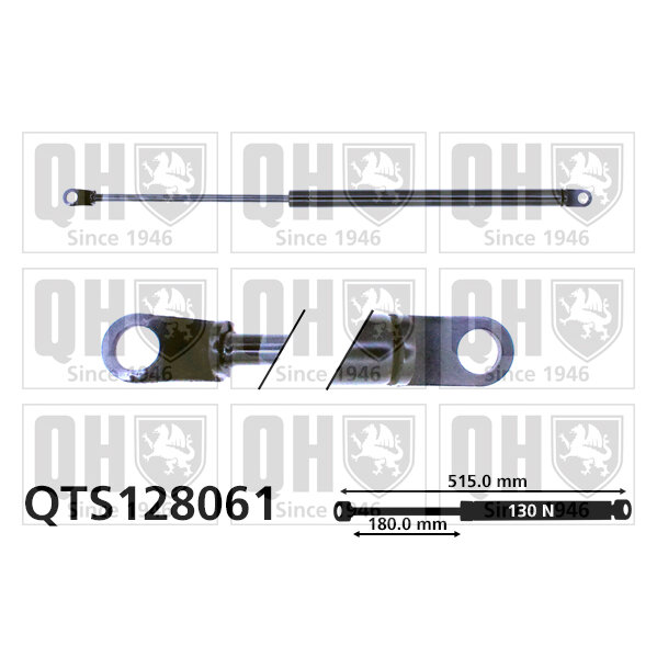 Vérin De Coffre Quinton Hazell Qts128061