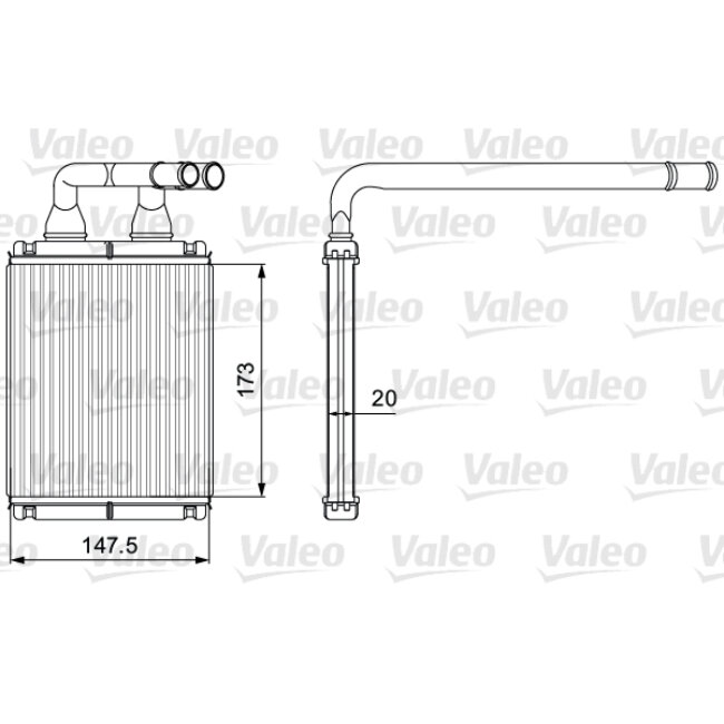 Radiateur De Chauffage Valeo 811540