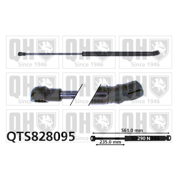 Vérin De Coffre Quinton Hazell Qts828095