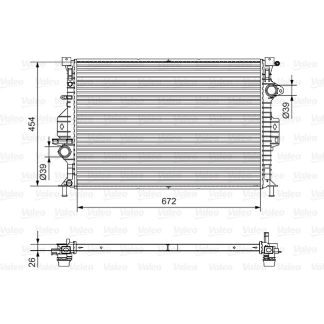 Radiateur De Refroidissement Valeo 701536