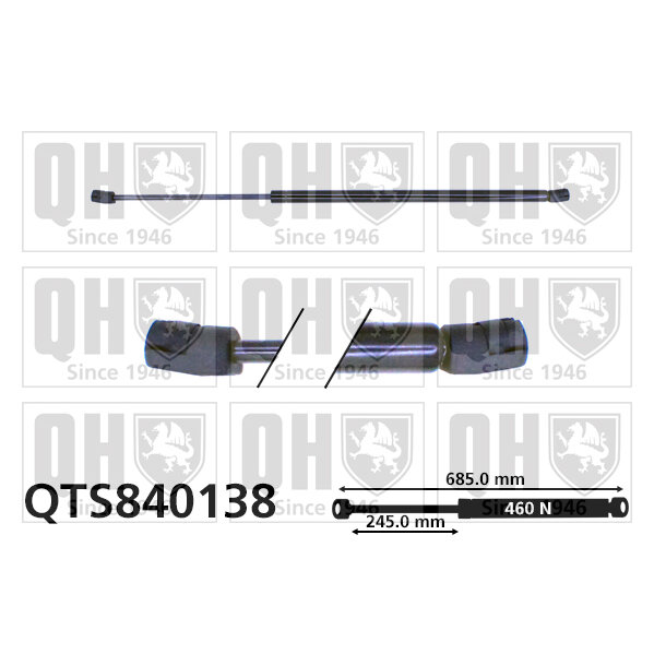 Vérin De Coffre Quinton Hazell Qts840138