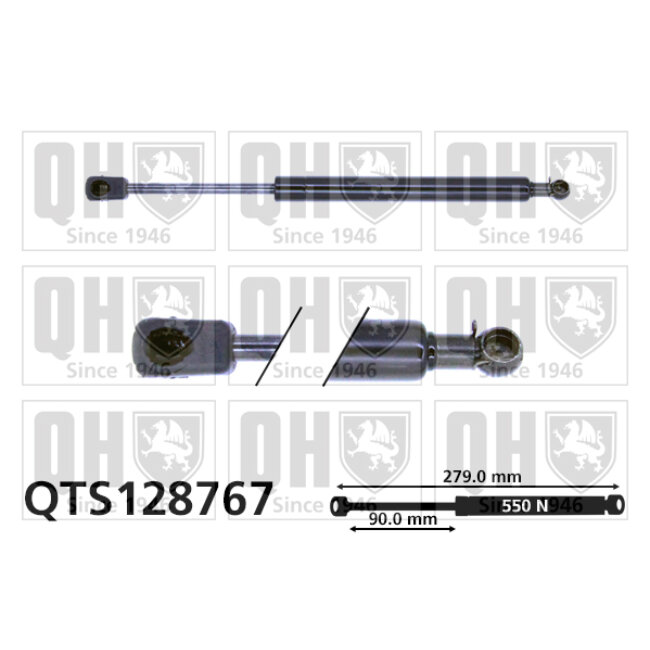 Vérin De Coffre Quinton Hazell Qts128767