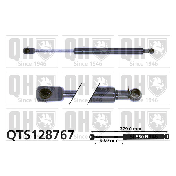 Vérin De Coffre Quinton Hazell Qts128767