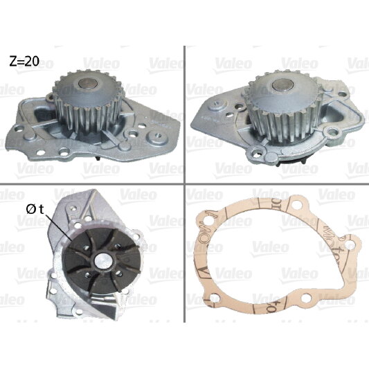 Pompe À Eau Valeo 506014