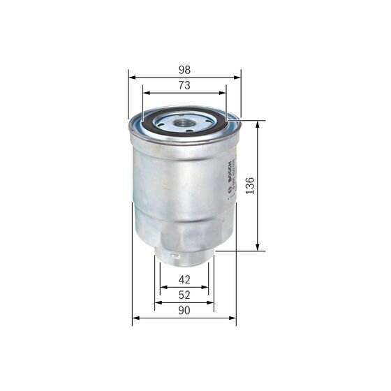 Filtre À Carburant Bosch 0986450508