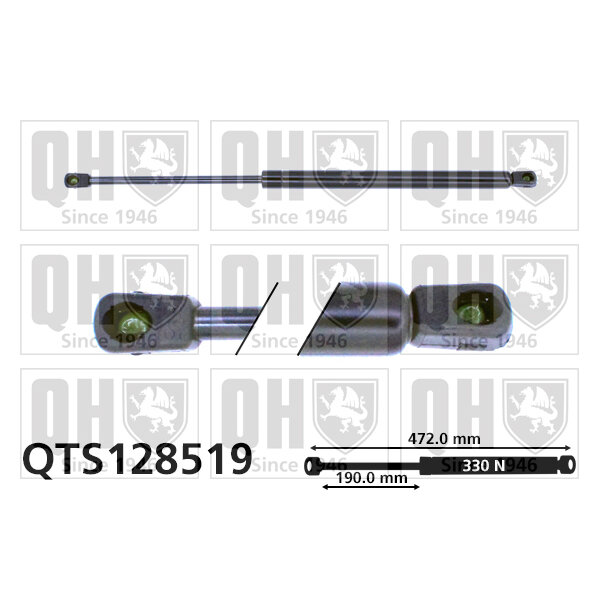 Vérin De Coffre Quinton Hazell Qts128519